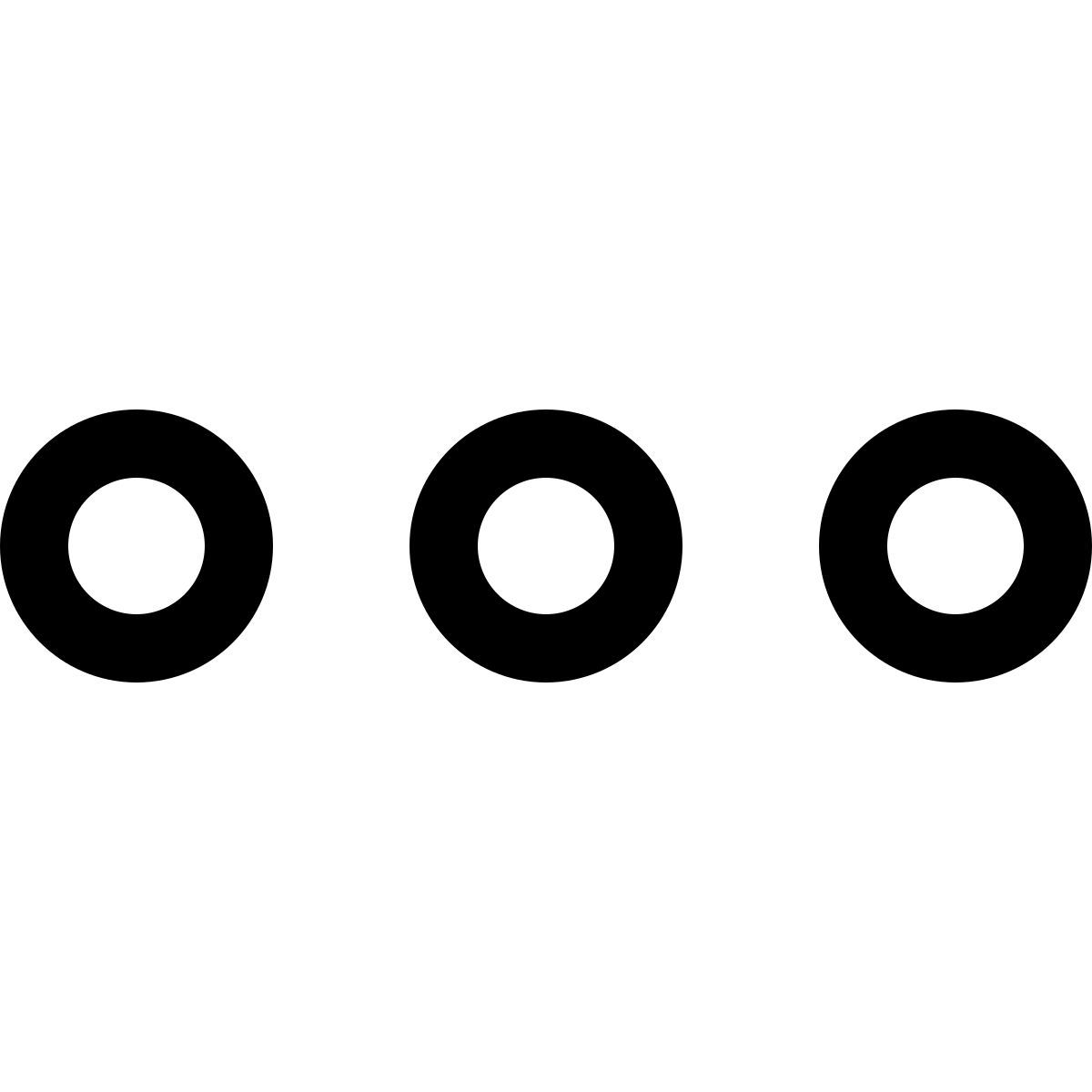 menú horizontal icon