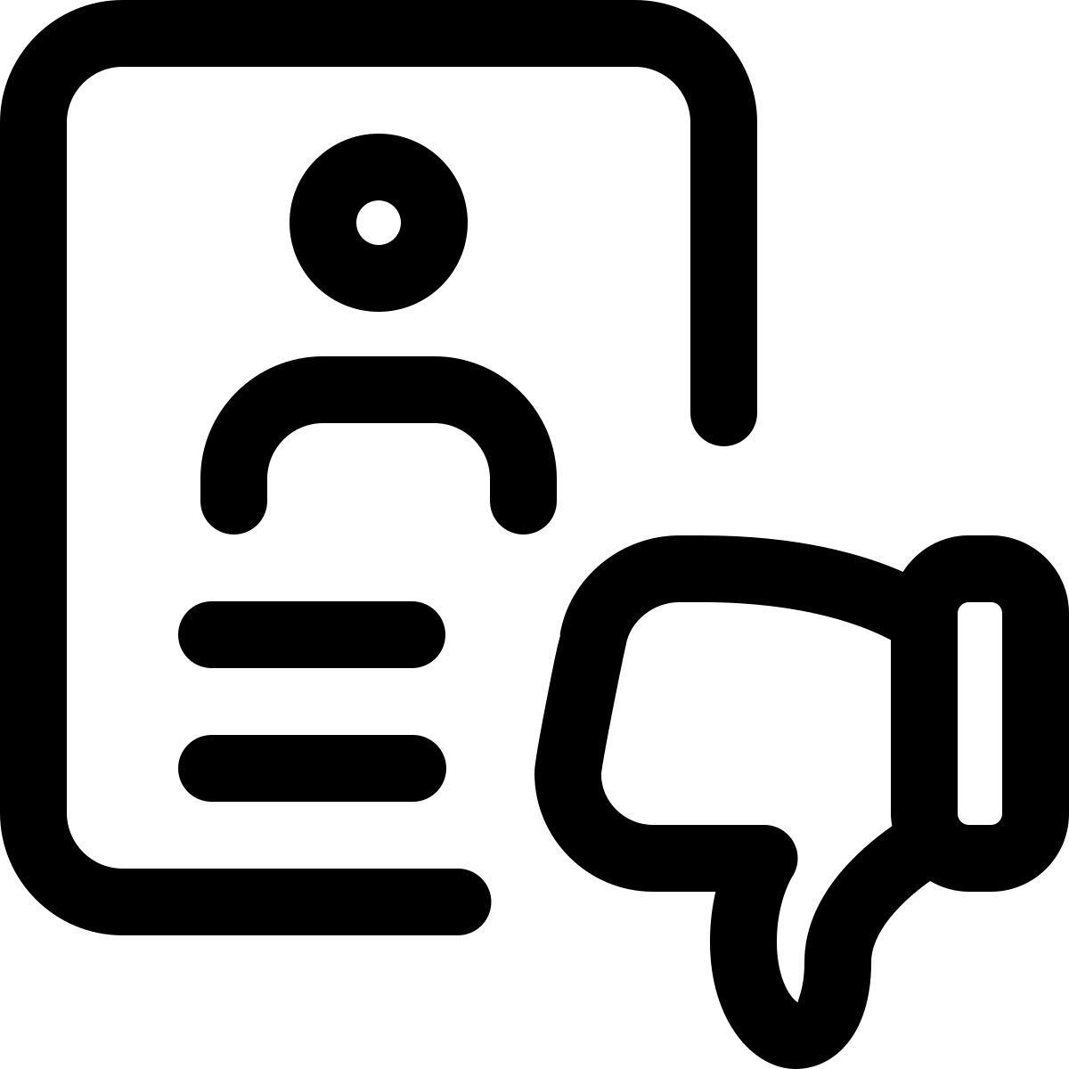 거부된 후보자 icon