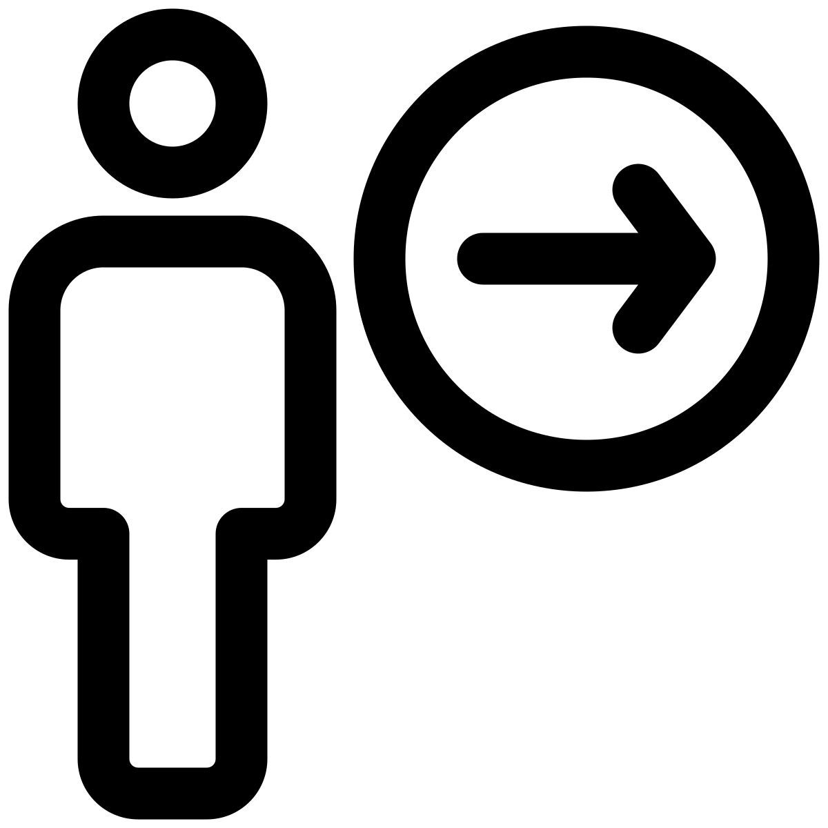 benutzer verschieben icon