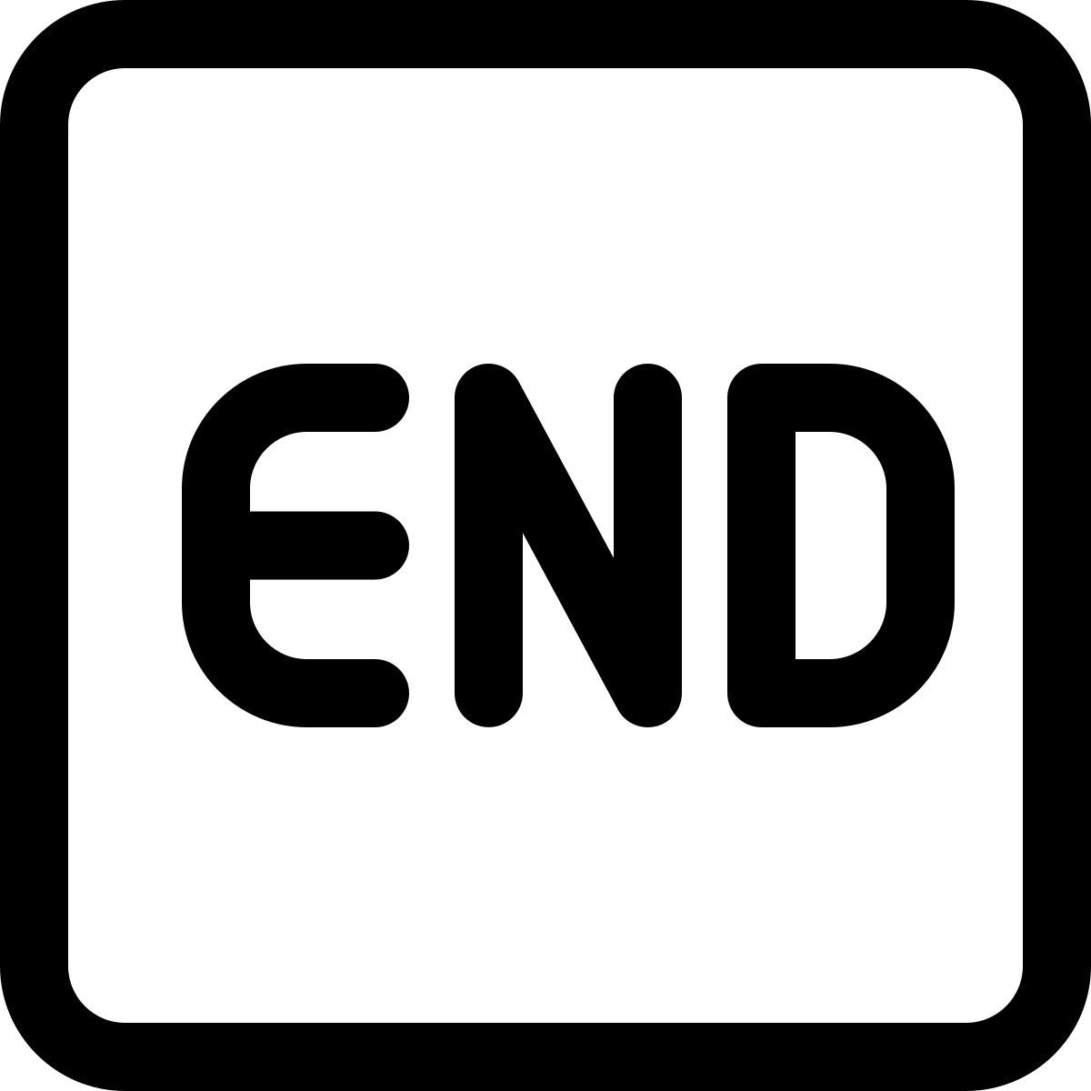 end key icon