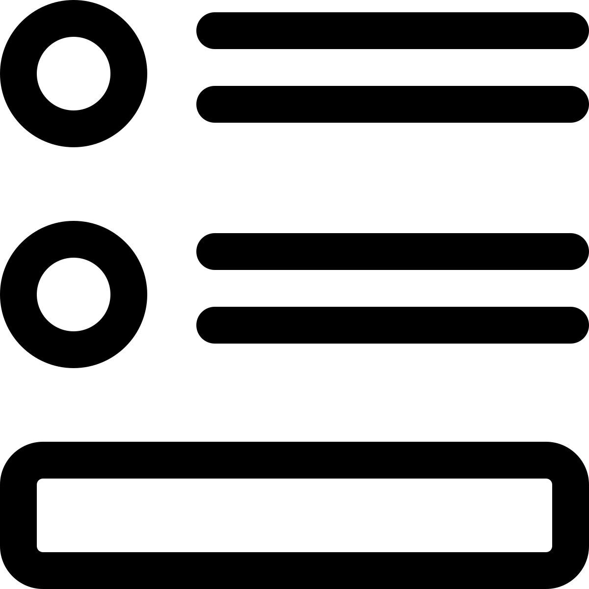 liste fußnote icon