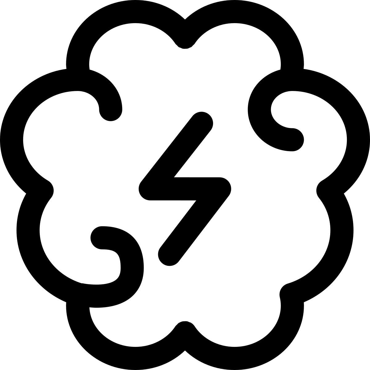 energetic brain icon