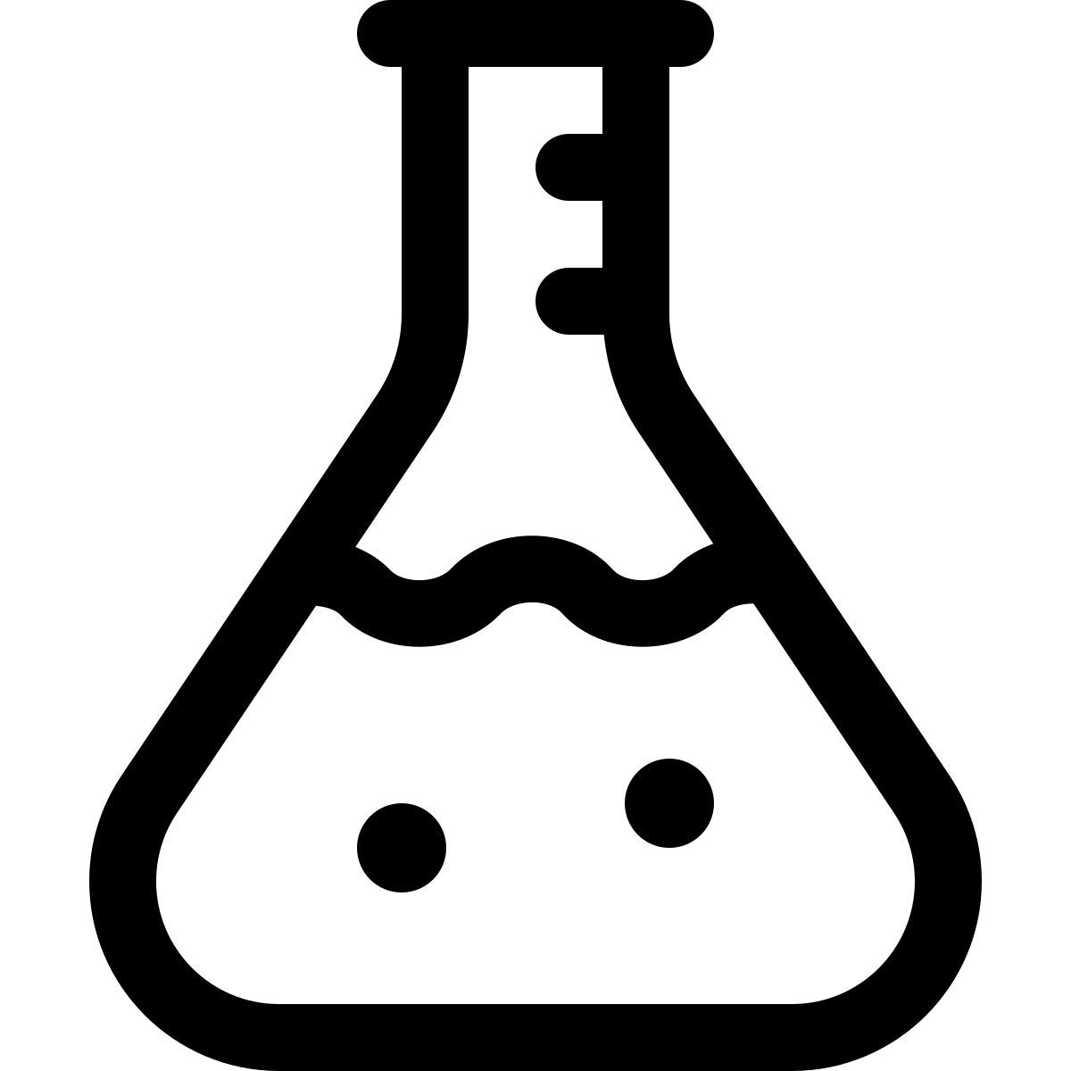 erlenmeyer test flask icon