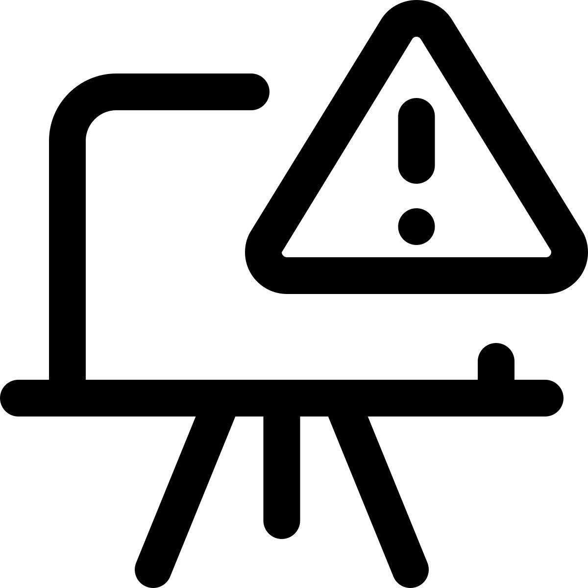 Erreur du tableau interactif icon