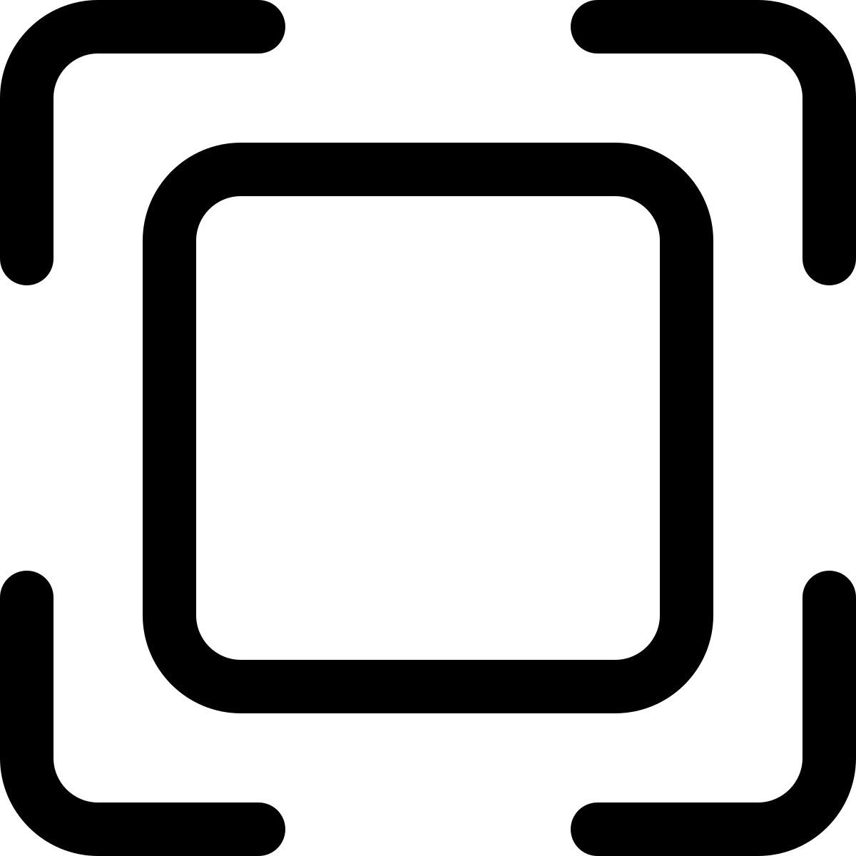 expand screen resolution fit to screen large deep zoom in maximum stretch icon