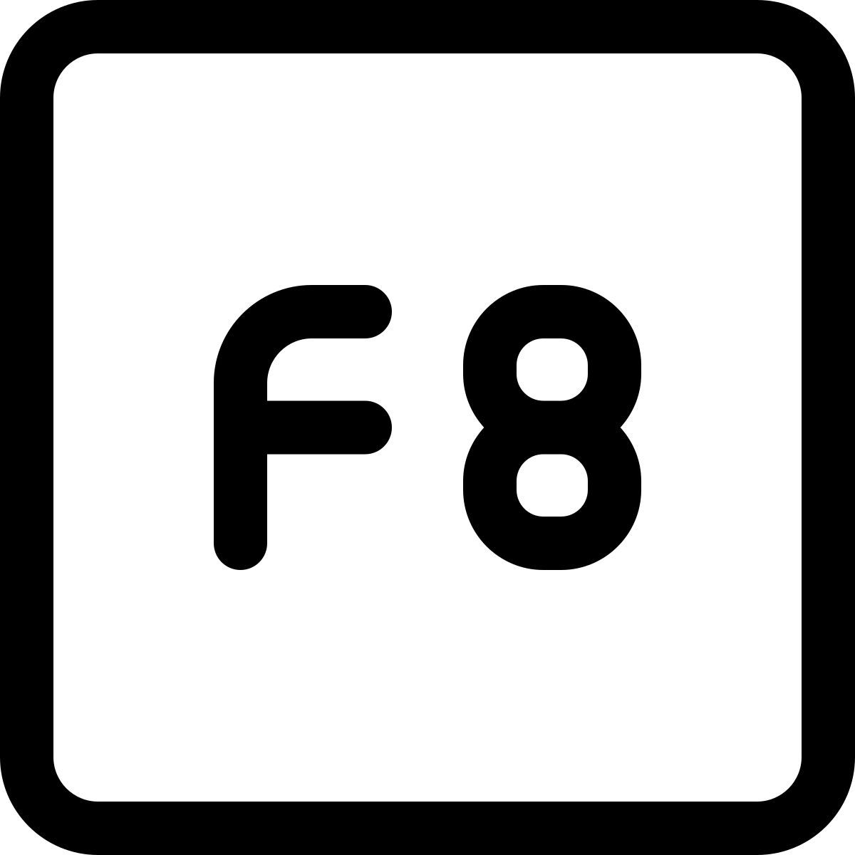 f8 key icon