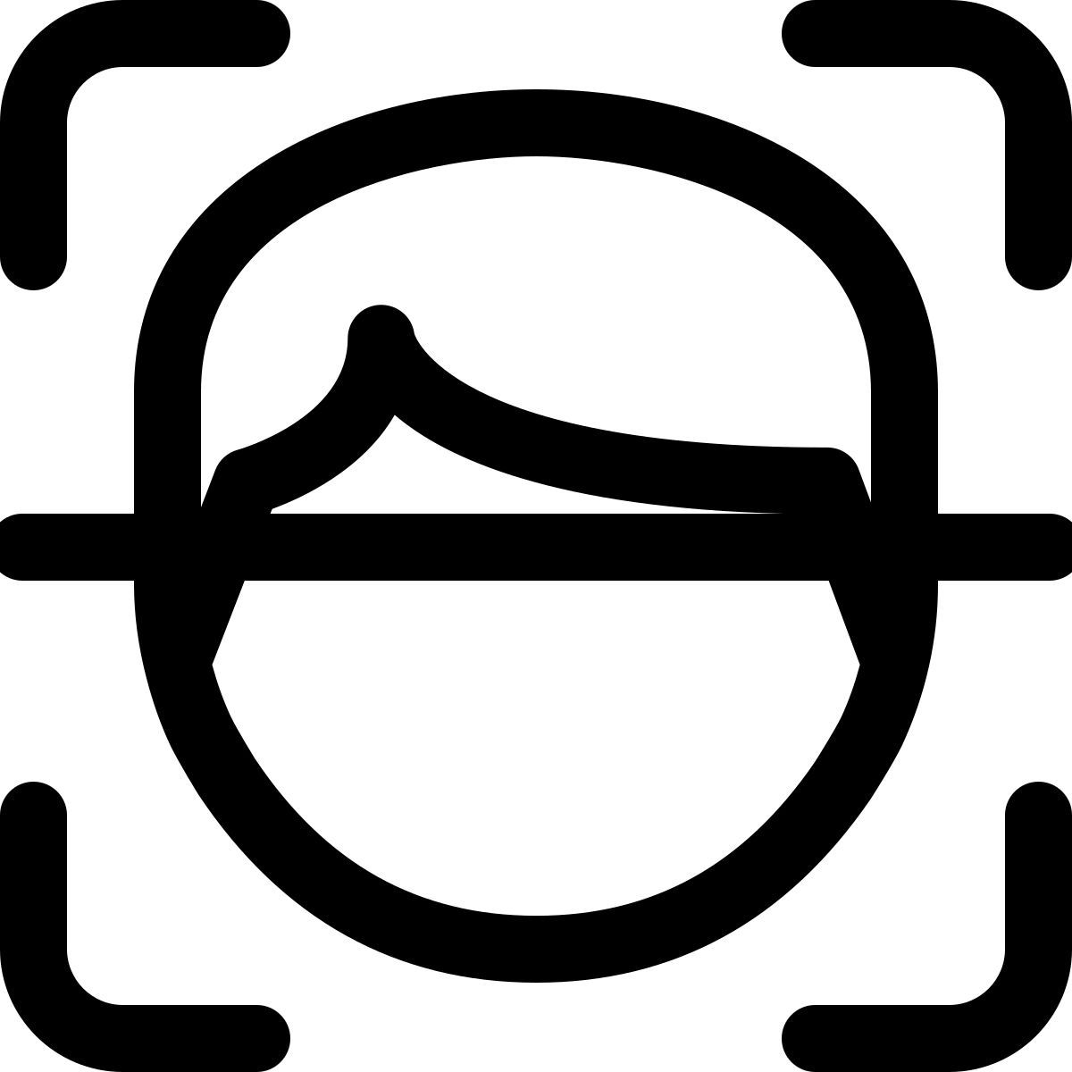 scansione del volto icon