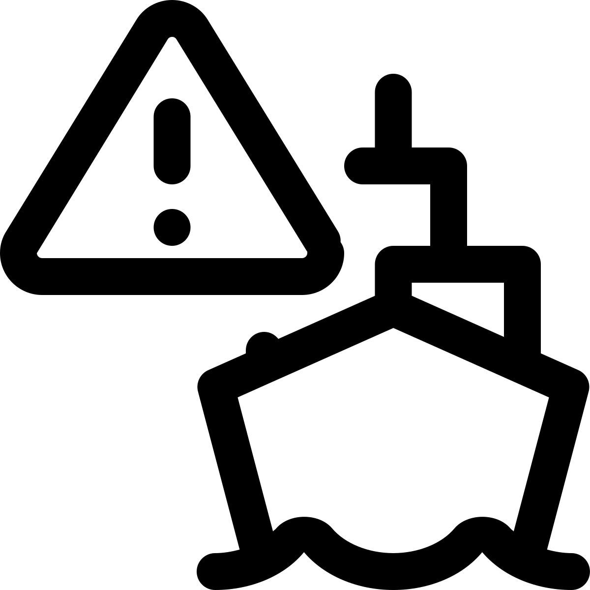 shipping problem icon