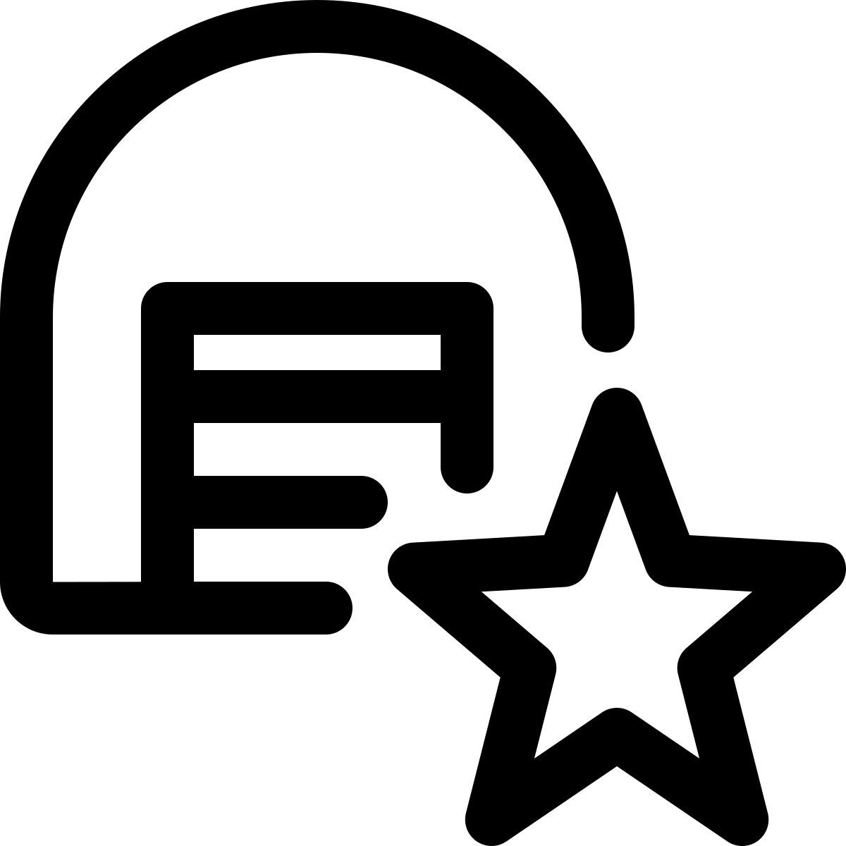 almacenamiento favorito icon