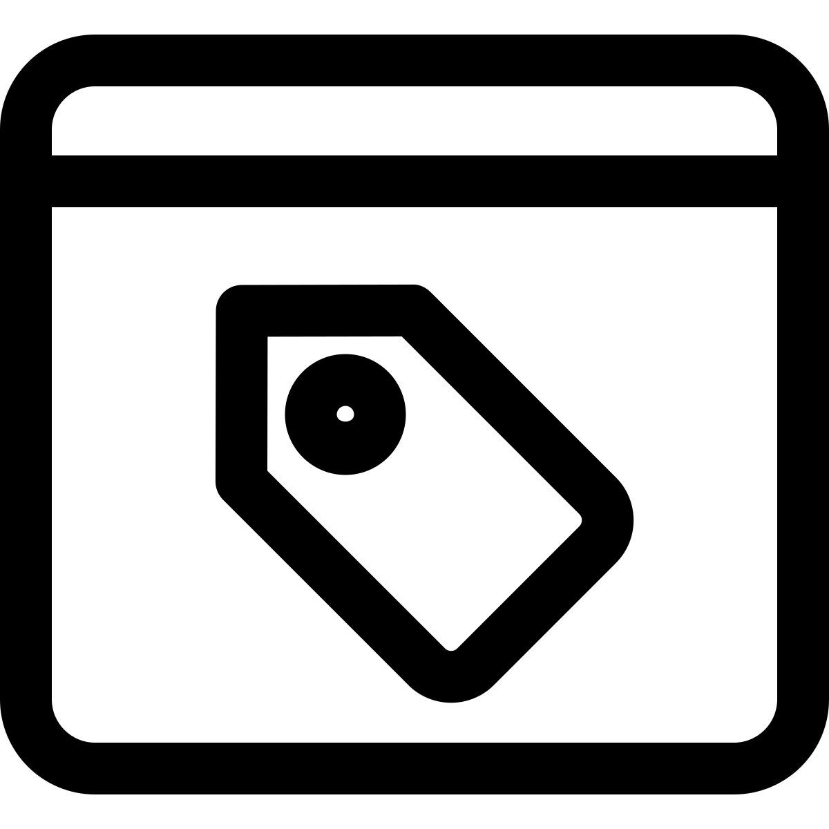 étiquette du navigateur icon