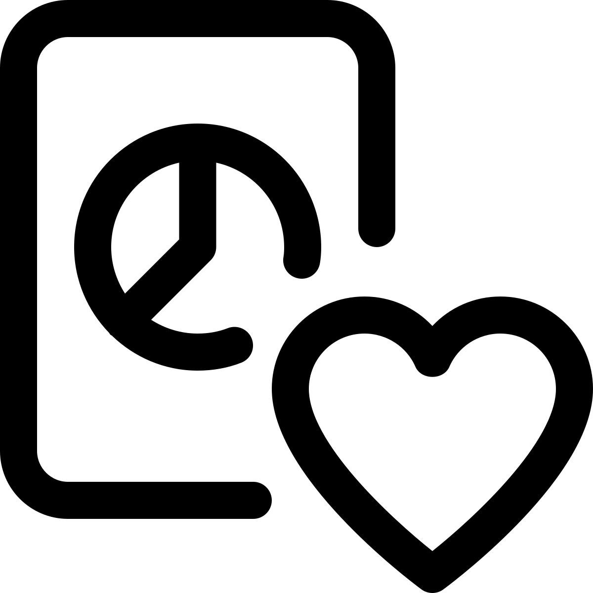 gráfico circular favorito icon