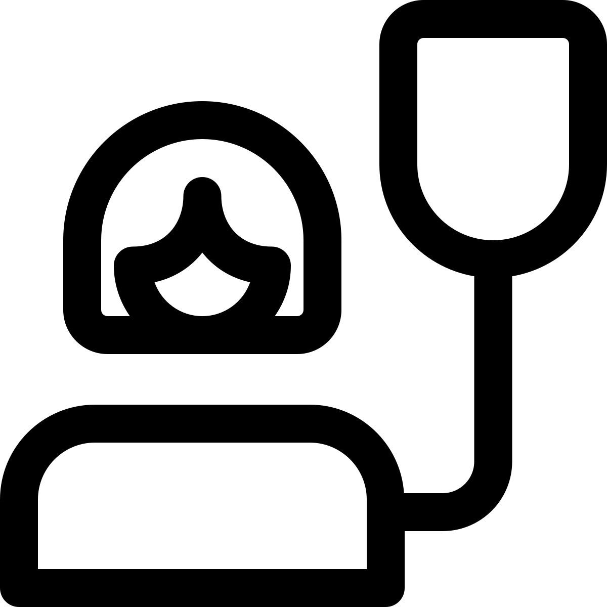 female patient icon