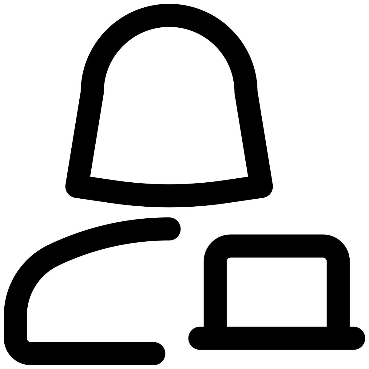 utilisateur d'ordinateur portable icon