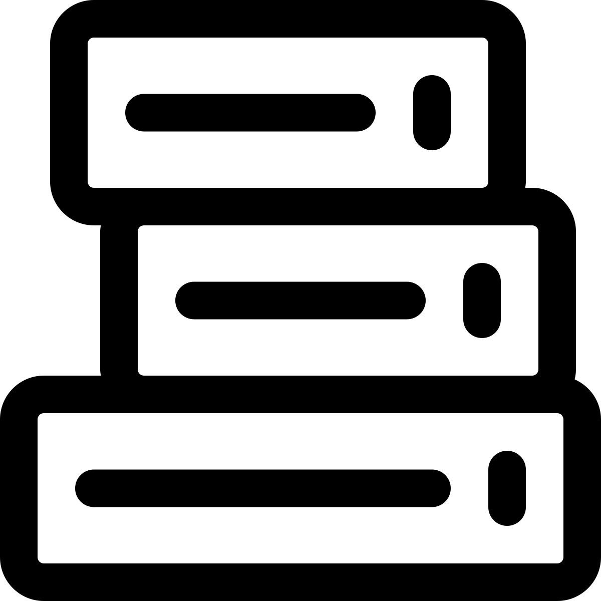 file folder stack icon