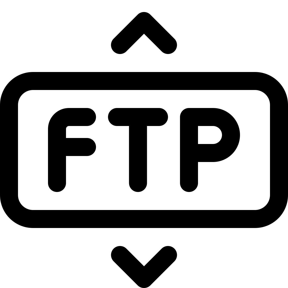 ftp up down icon