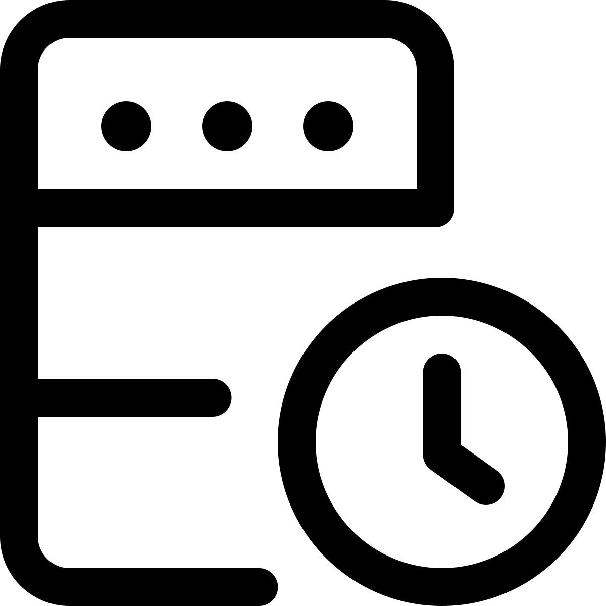 temps de réponse du serveur icon