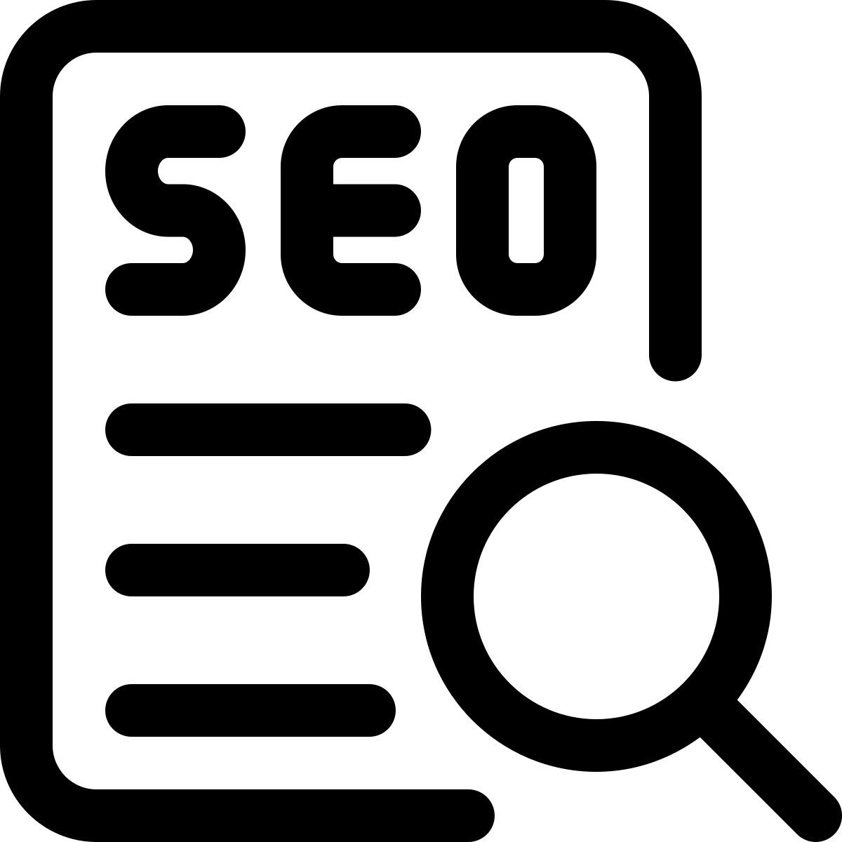seo data analysis icon