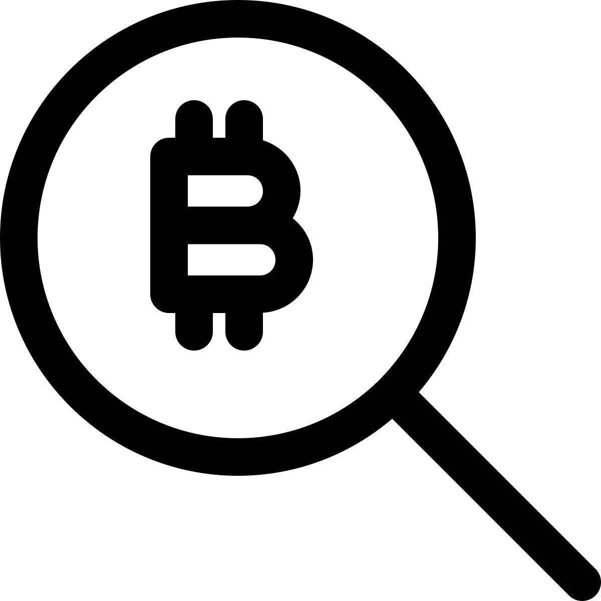 bitcoin search icon