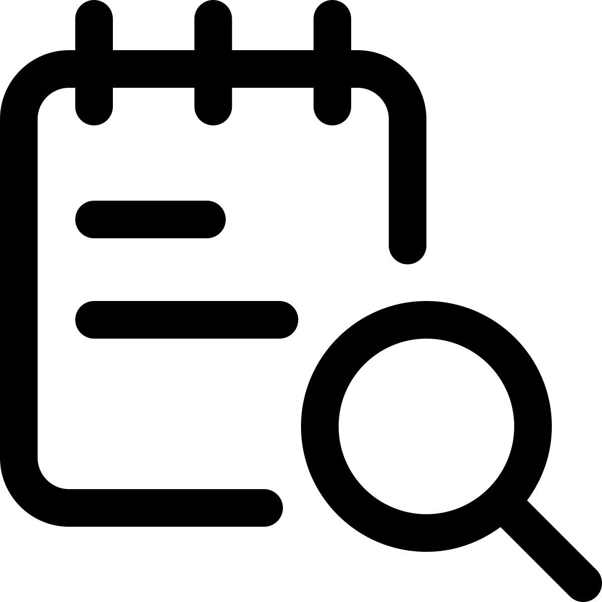 find notes icon