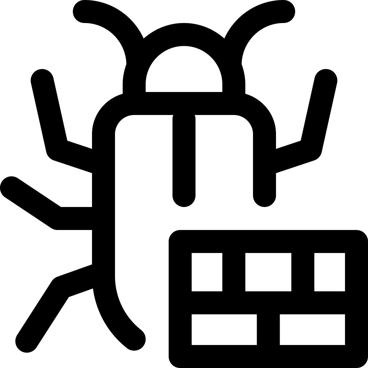 firewall security threat icon