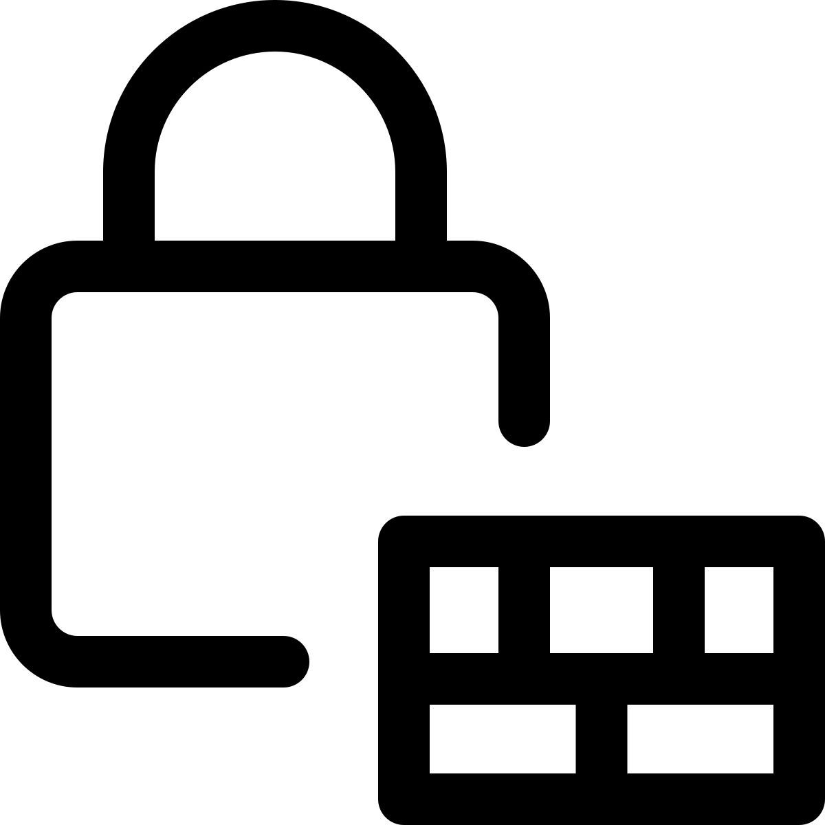 sicurezza del firewall icon
