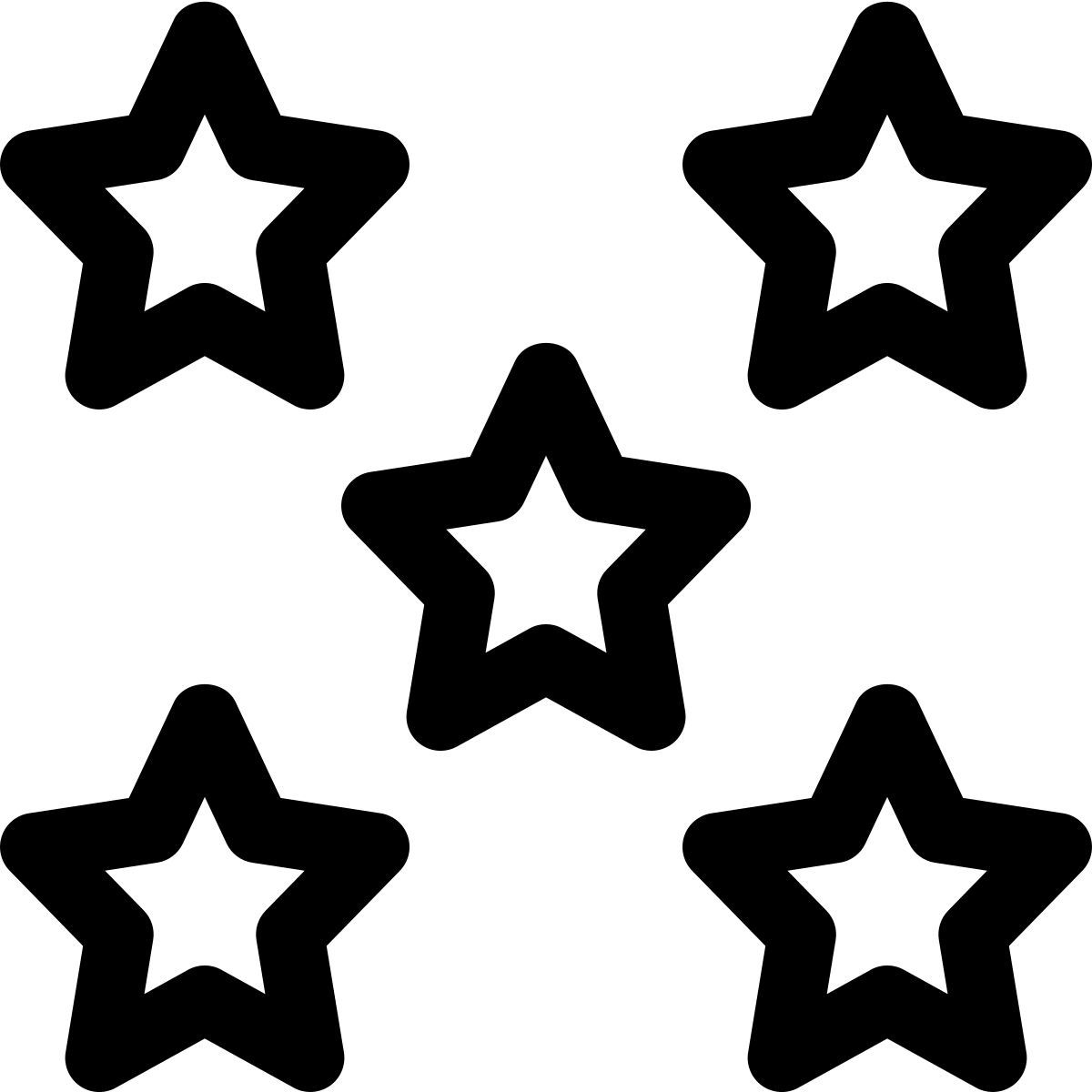 five stars icon