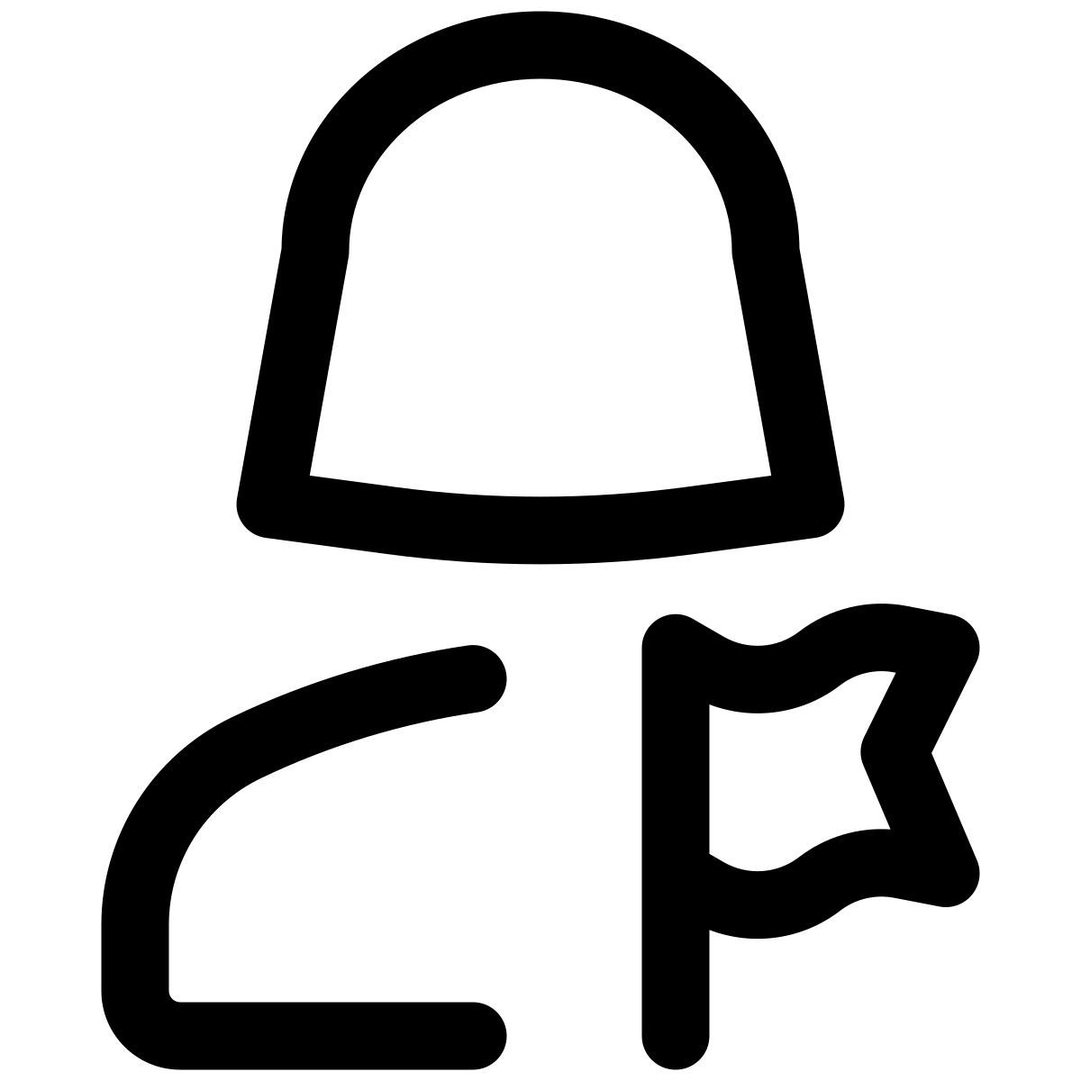 bandera de usuario icon