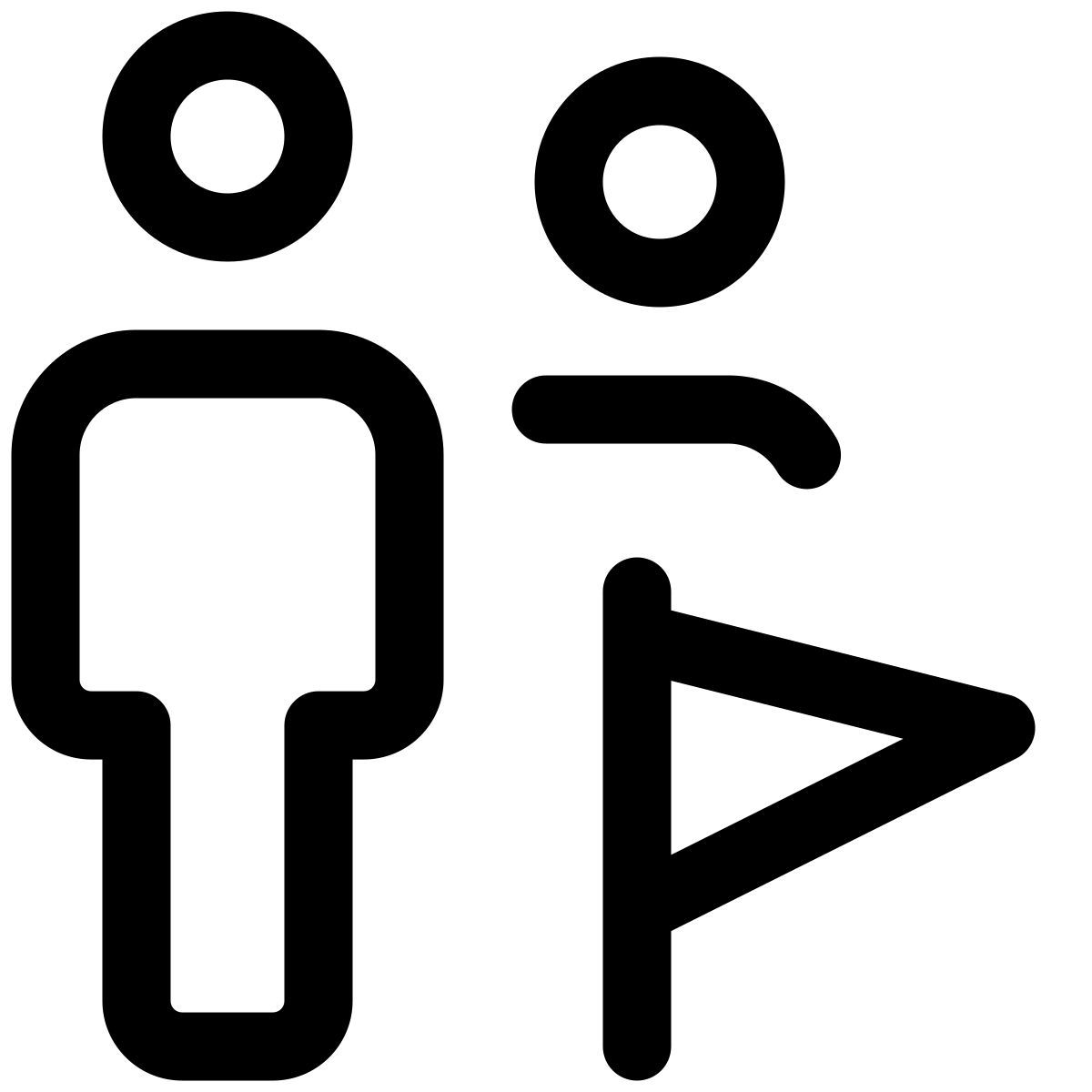 markierte benutzer icon