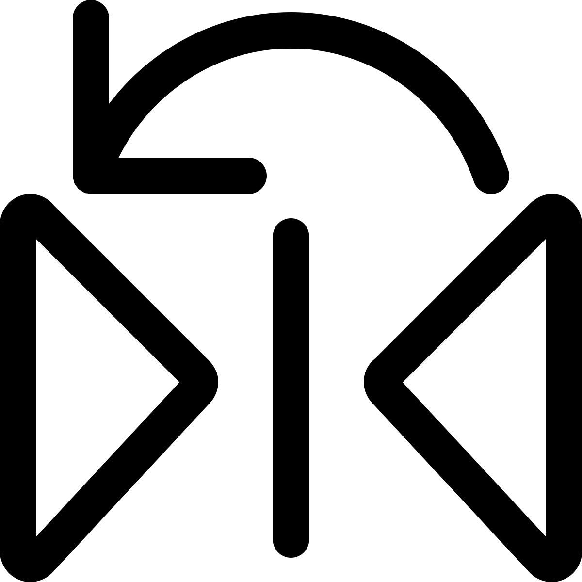 mirror image vertical icon