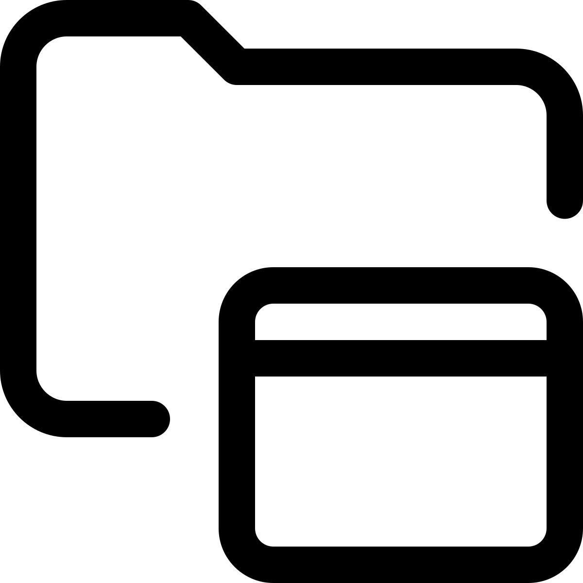 online folder icon