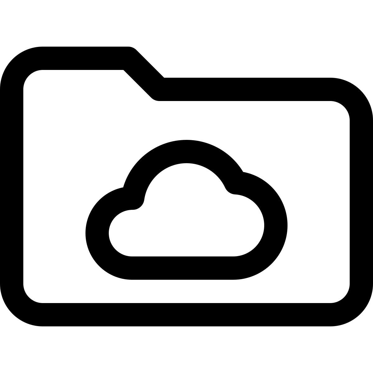 cloud folder icon