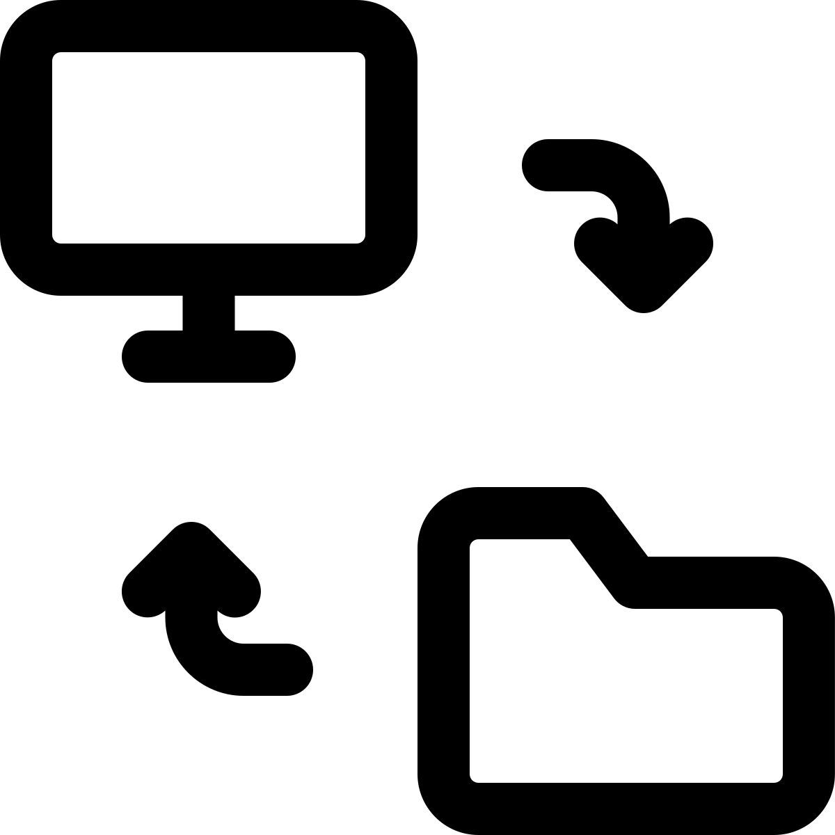 folder to desktop icon