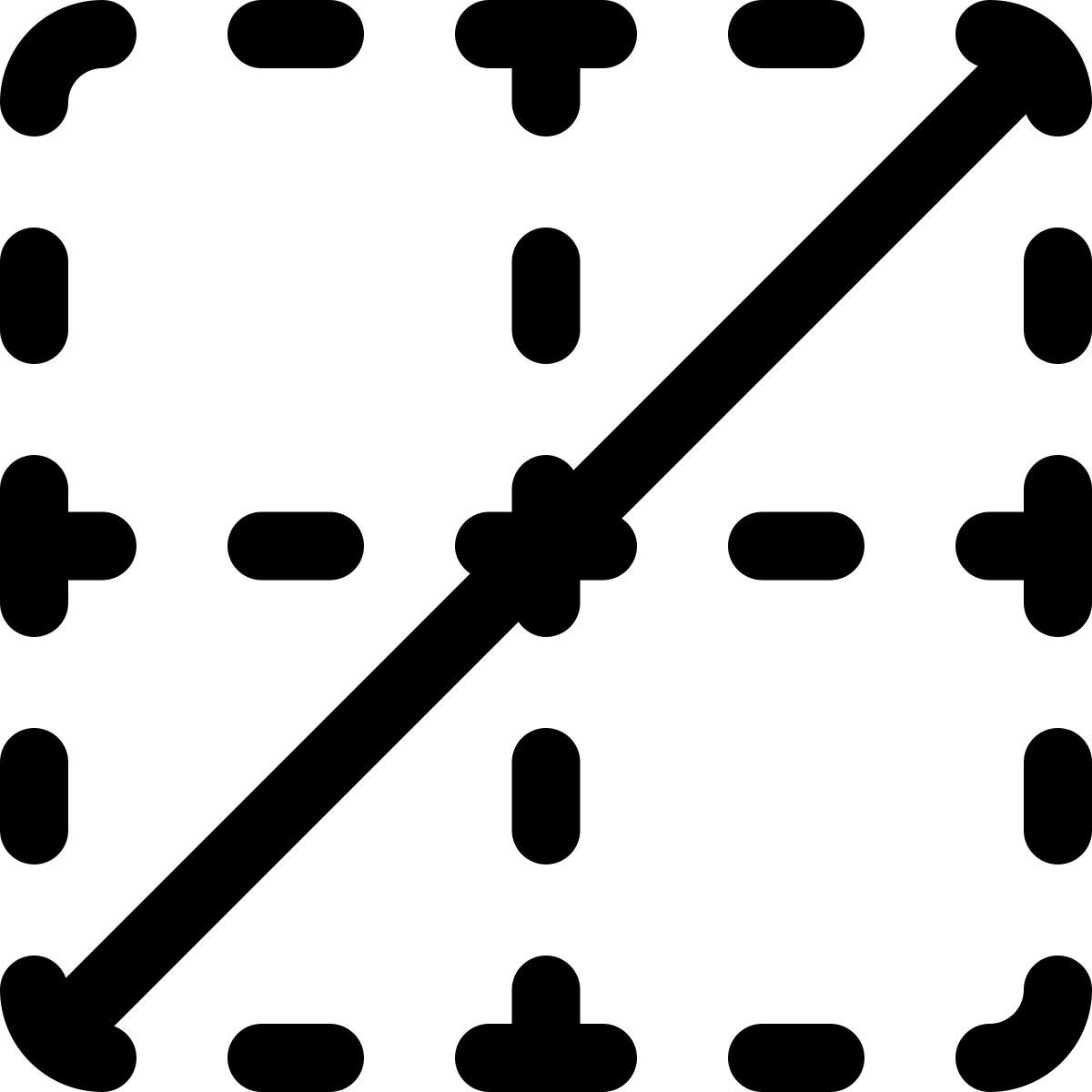 斜向上边框 icon