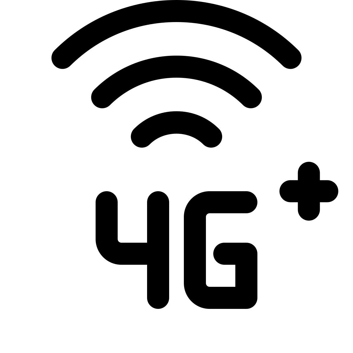 4g plus icon