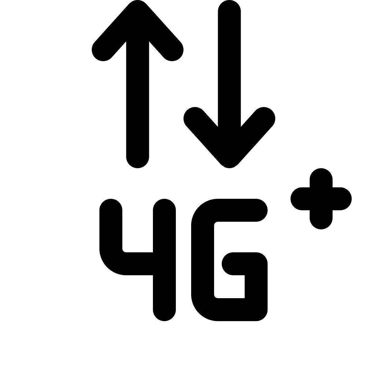 4g plus icon