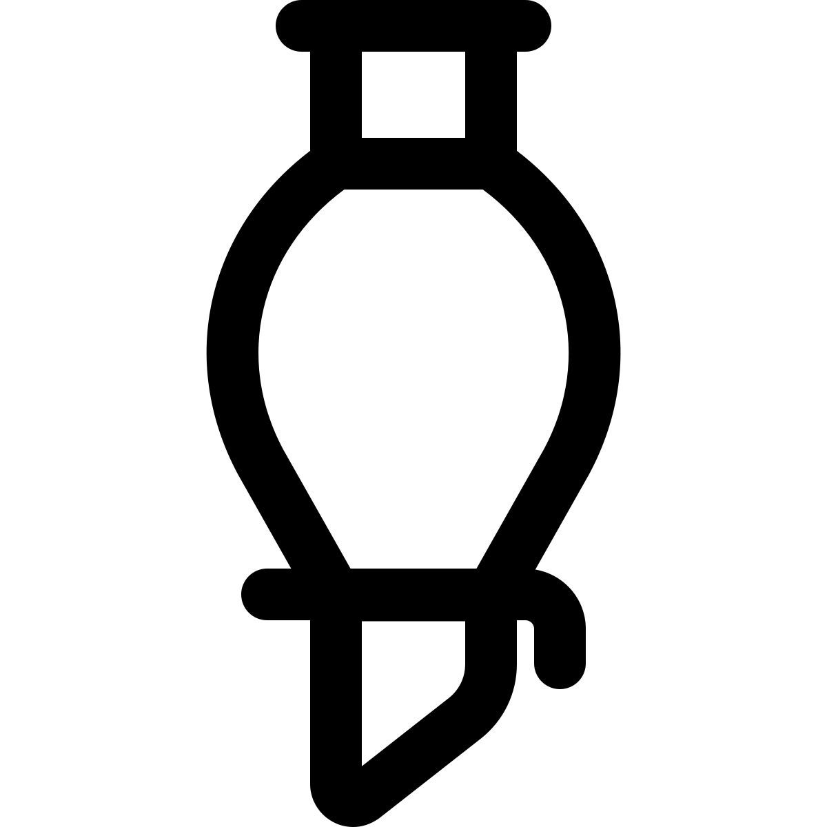 funnel filtration icon