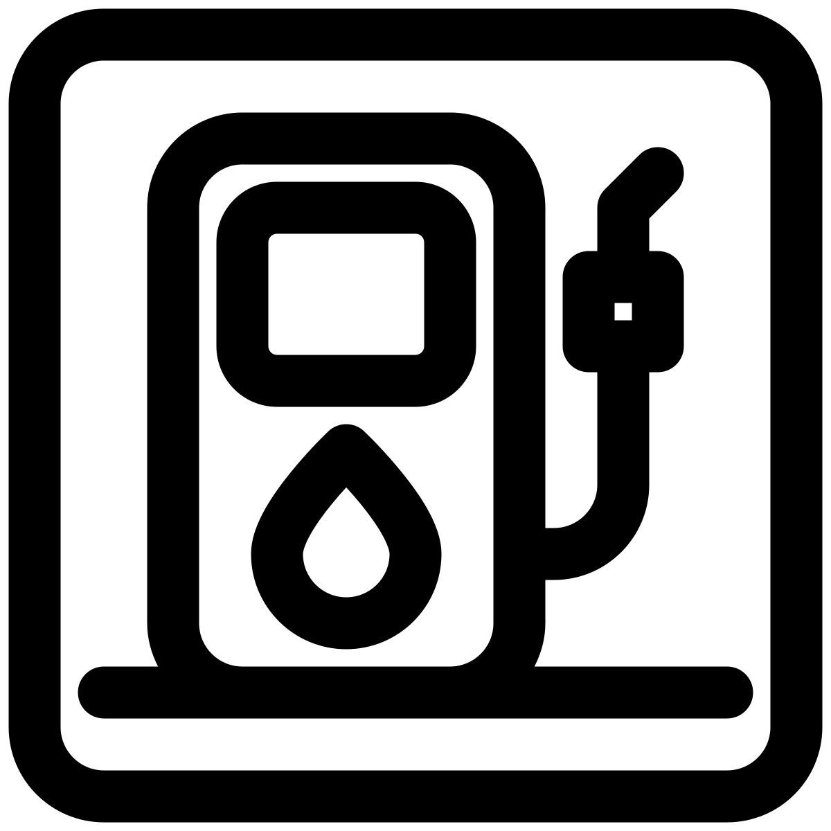 gas station sign icon