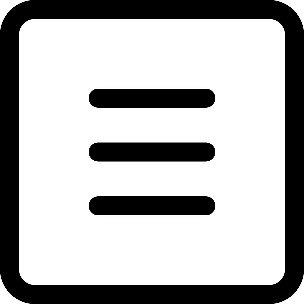 menù hamburger icon