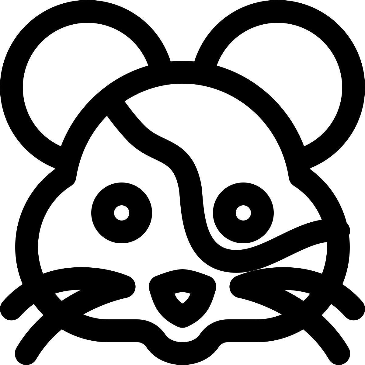 hamsters a rodents popular small house pets face emoji icon