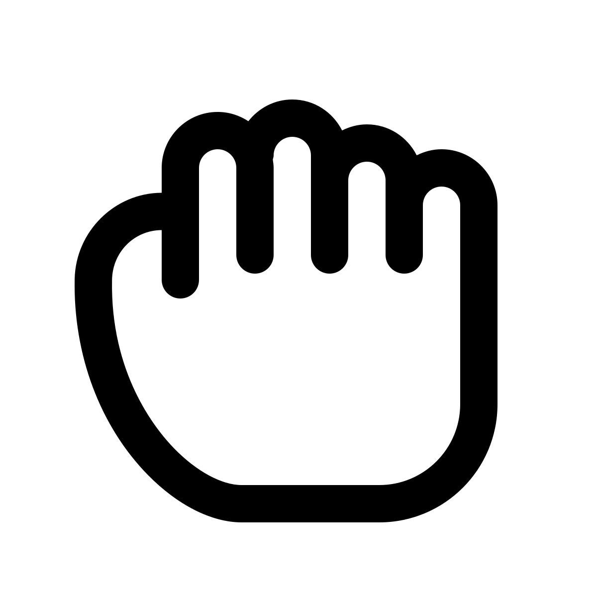 외부 손 손가락 쥐기 제스처 모든 애플리케이션 닫기 실행 선택 일반 tal revivo icon