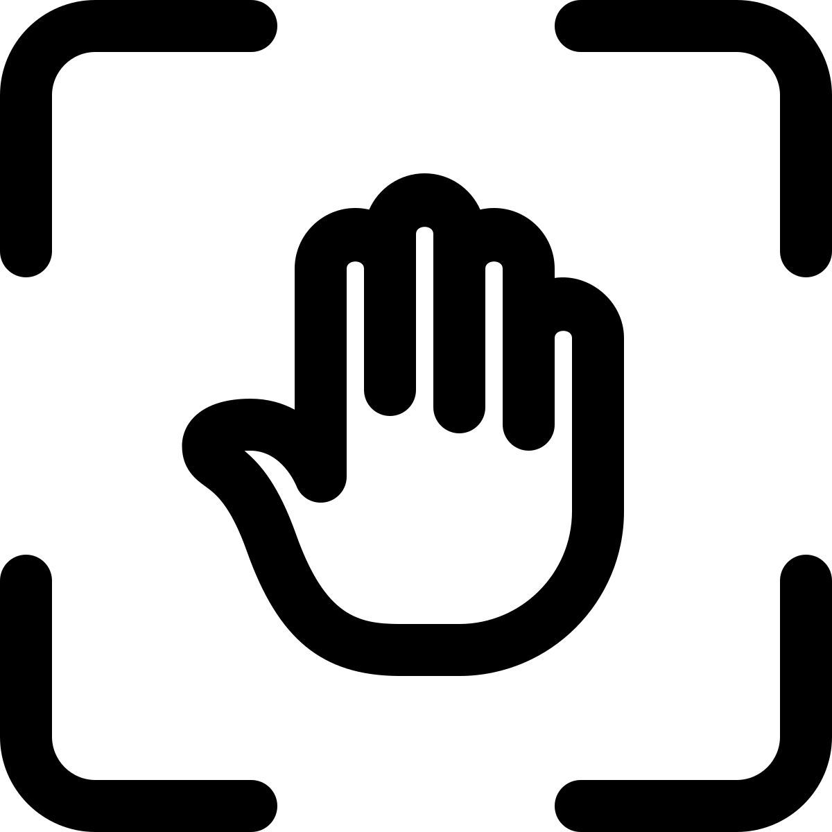 hand scanning icon