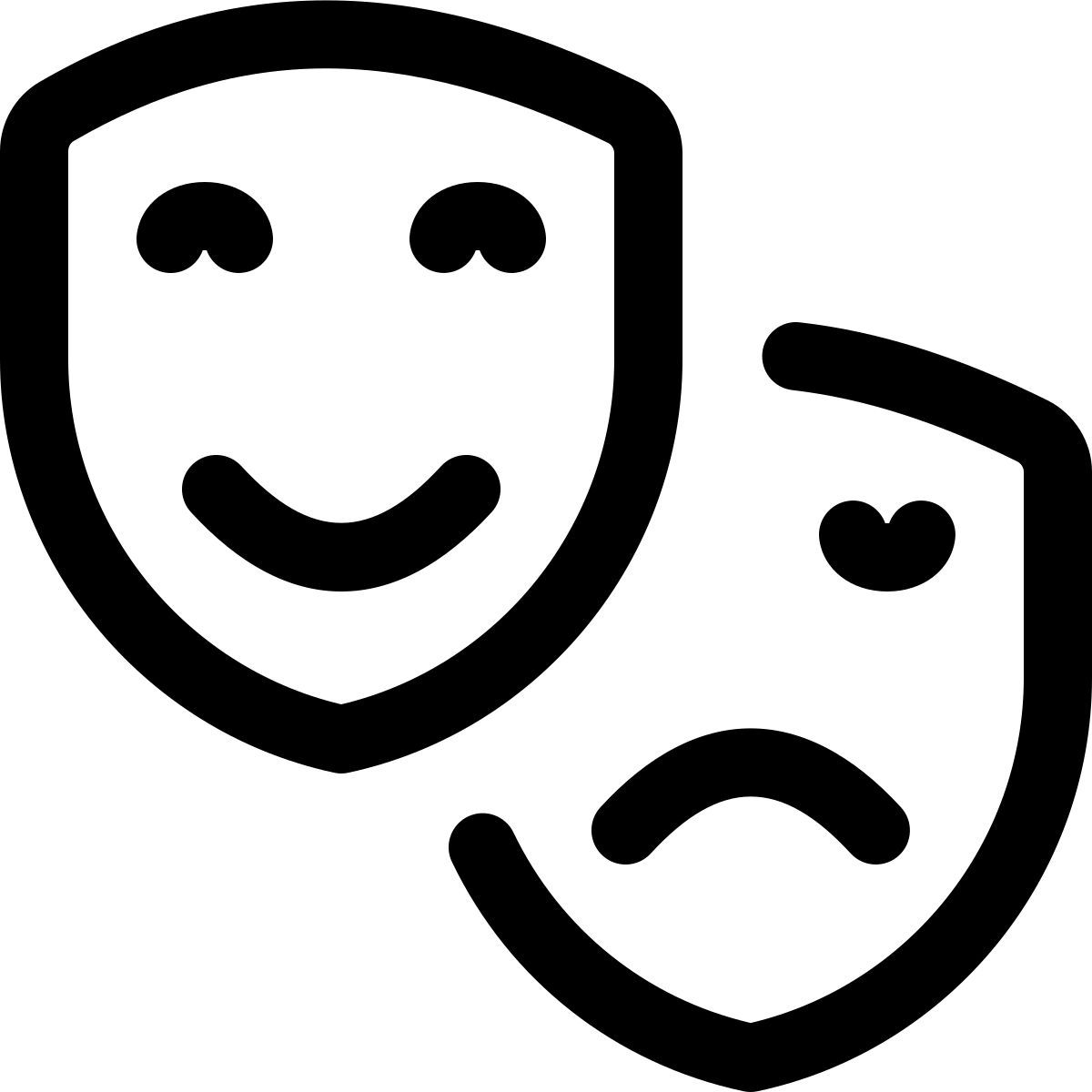 theater masks icon