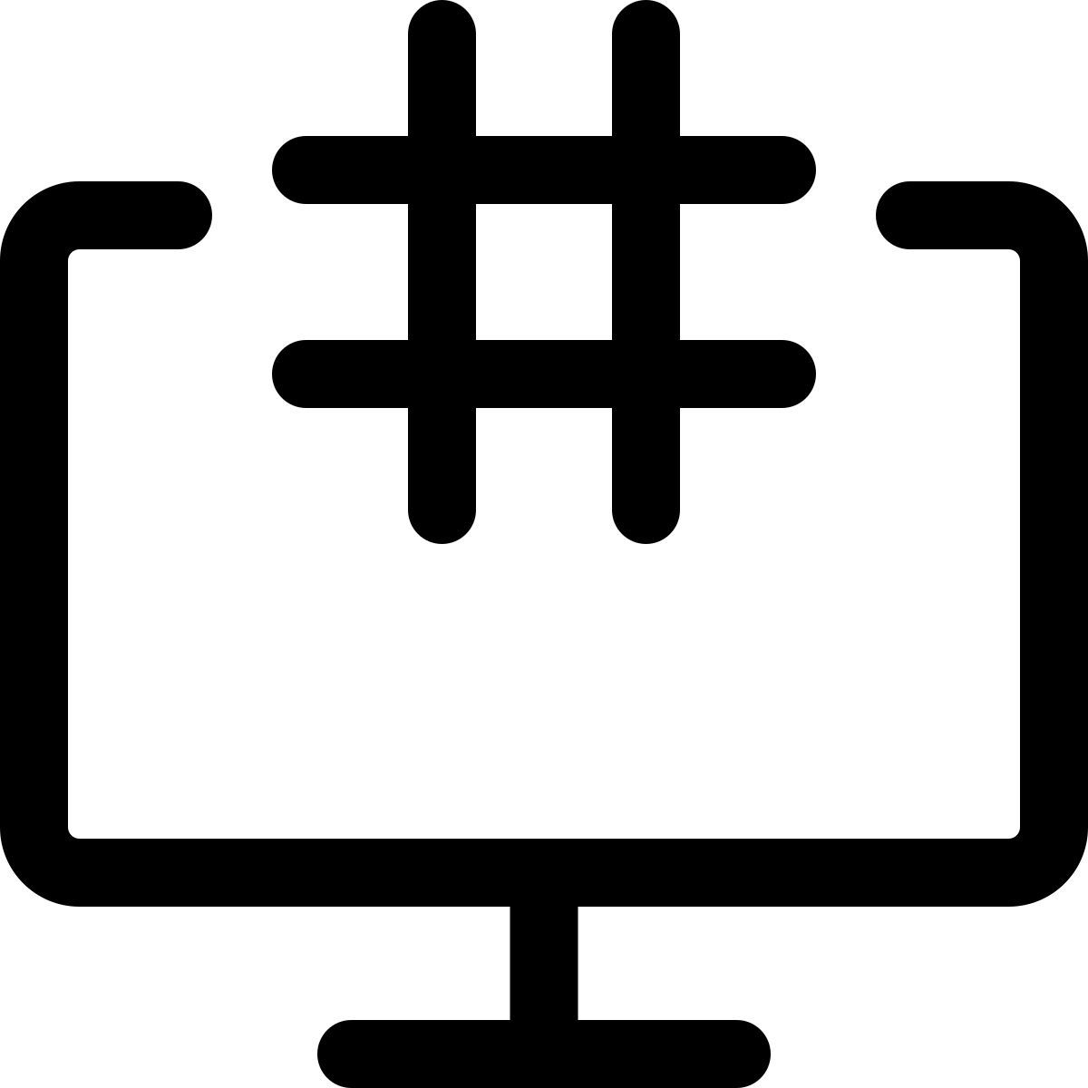 hashtag de mídia social icon