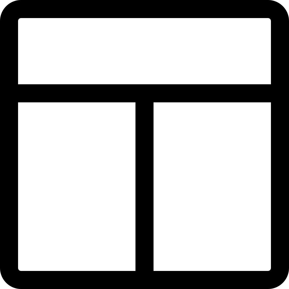 tabella con titolo icon