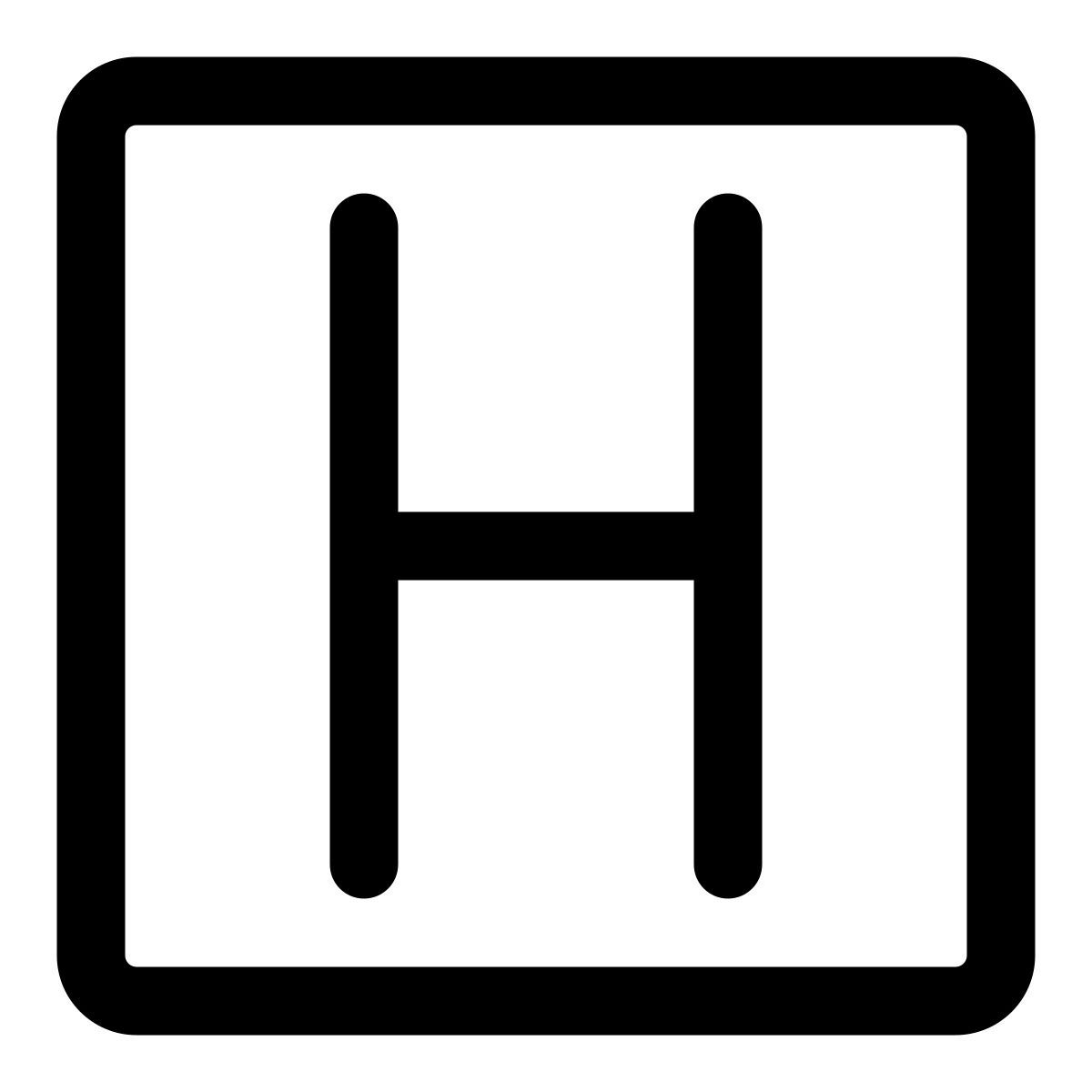 helipad sign icon