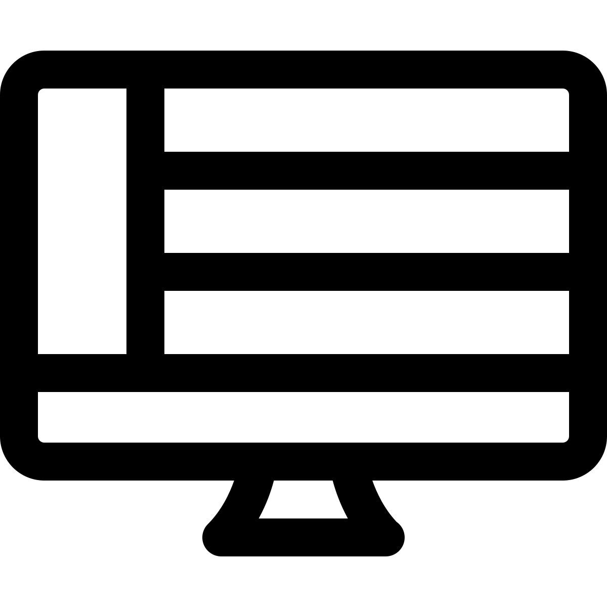layout da área de trabalho icon