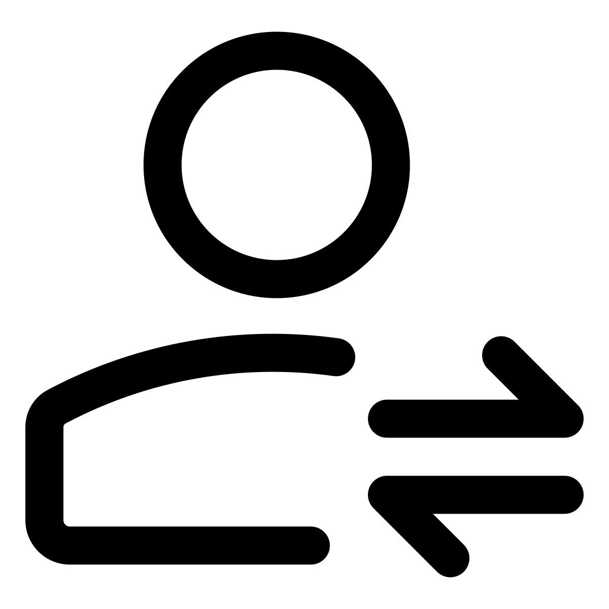 échange de données utilisateur icon