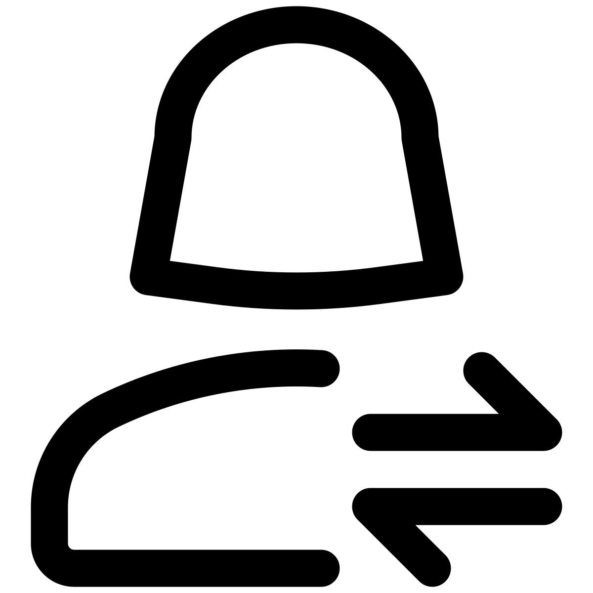 externe-horizontale-Pfeilrichtung-für-links-und-rechts-für-zelluläre-Datenübertragung-classicsinglewoman-regular-tal-revivo icon