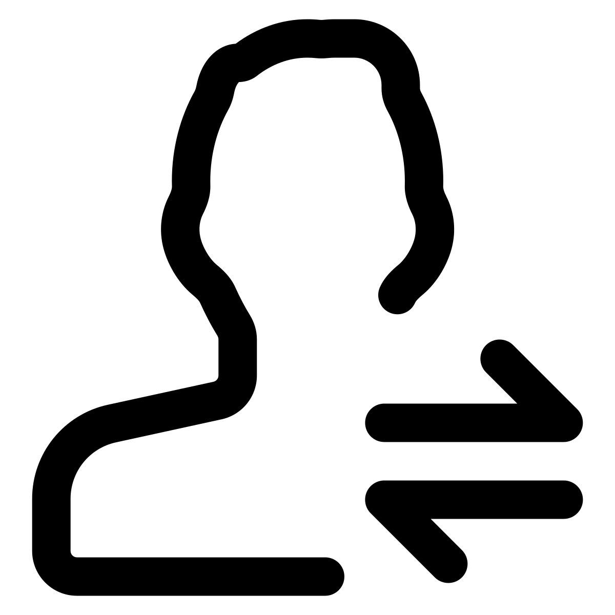 échange de données utilisateur icon