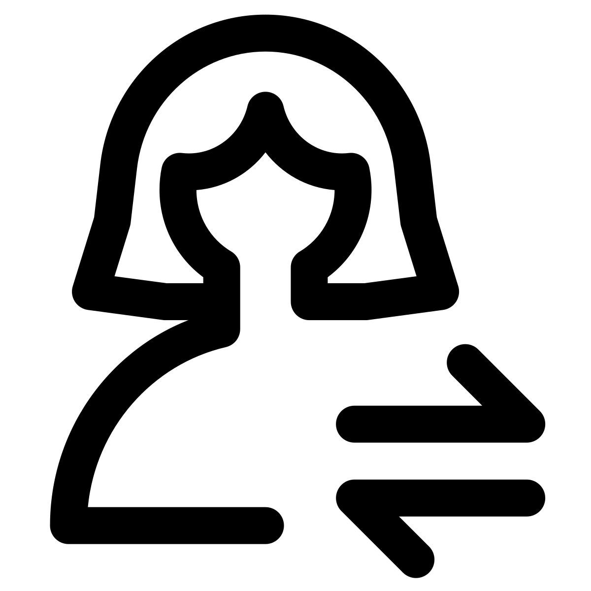 horizontal arrow direction for left and right for cellular data transfer icon